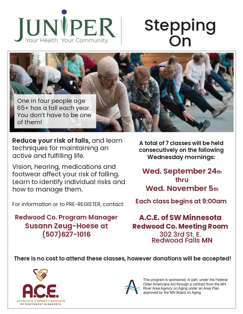 Stepping On – Redwood Falls