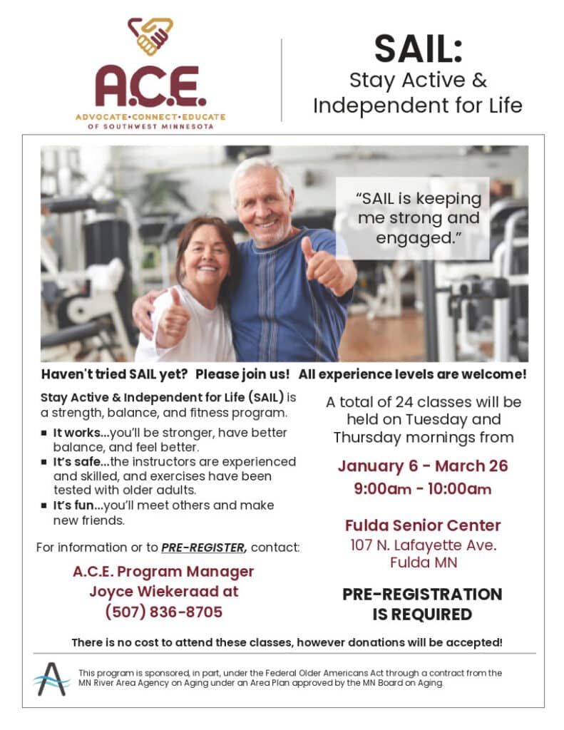 sail class flyer (ebp) fulda senior center jan mar2026
