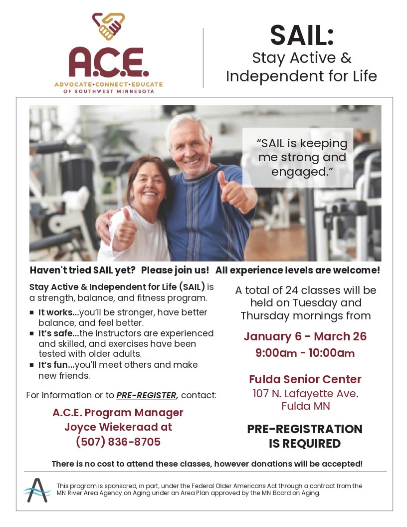 sail class flyer (ebp) fulda senior center jan mar2026
