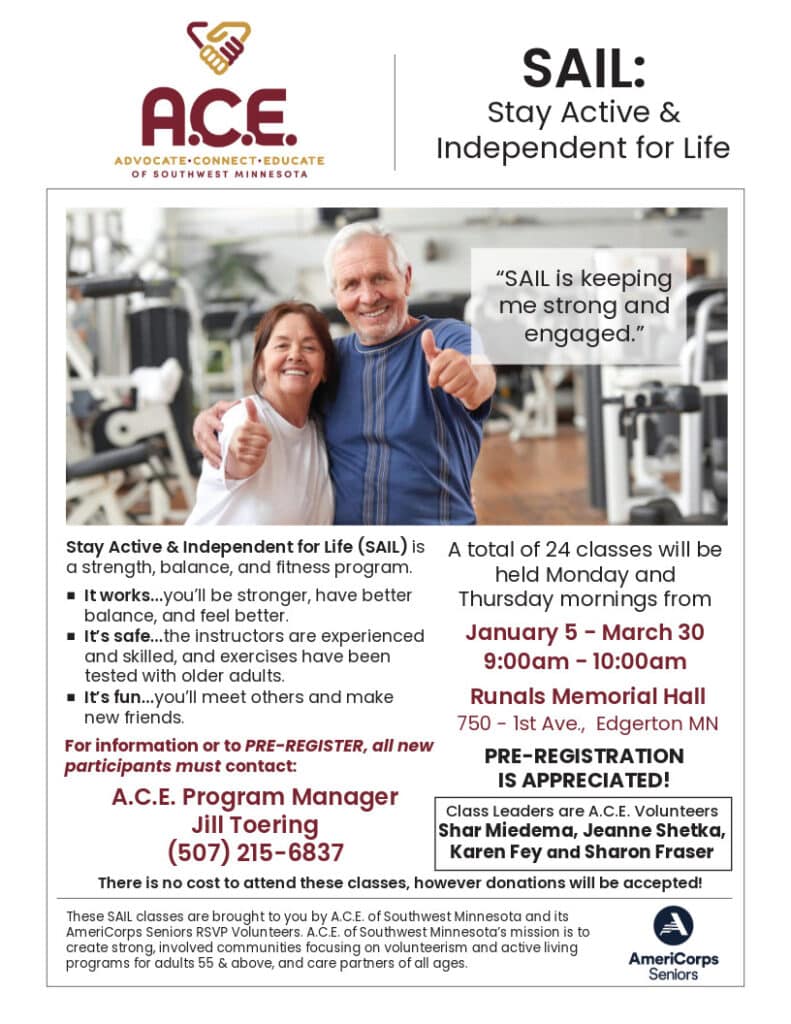 sail (rsvp) flyer edgerton jan mar2026