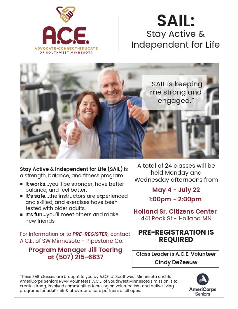 sail rsvp flyer holland srctr may july2026