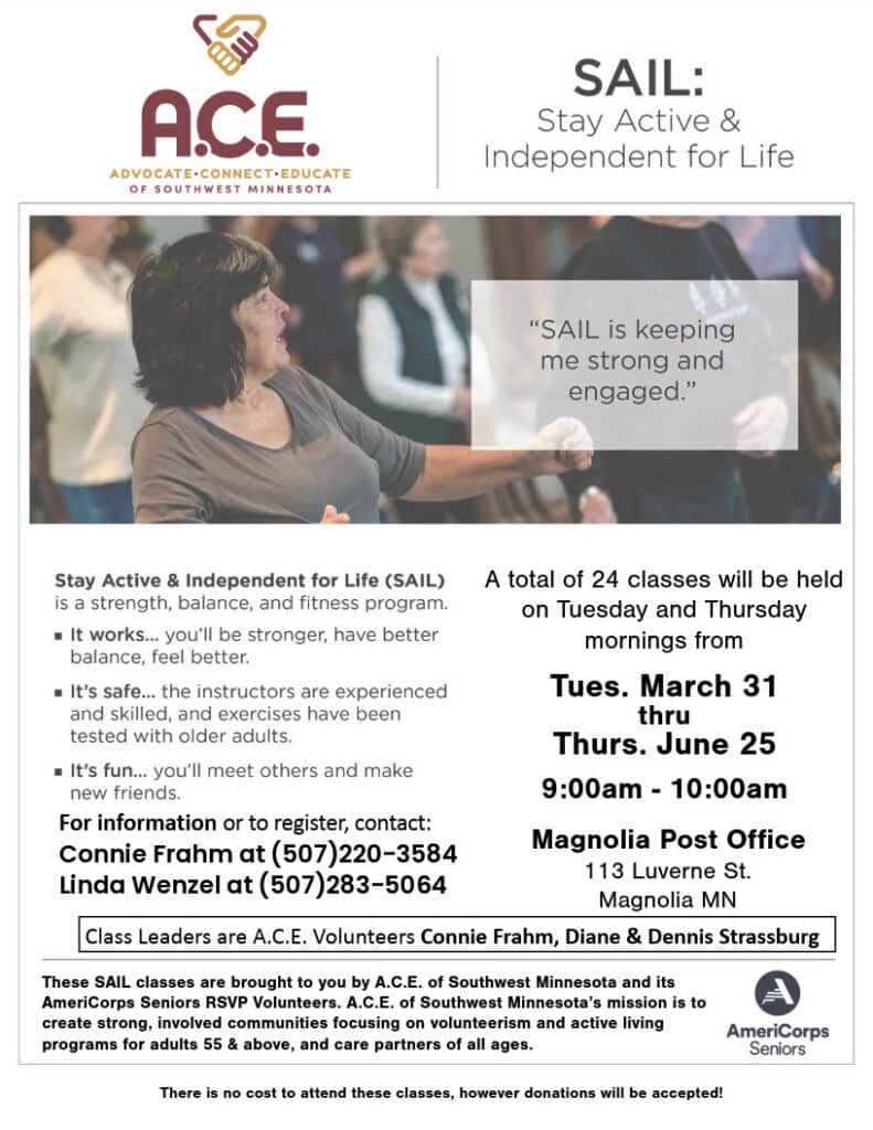 sail class flyer rsvp magnolia mar jun26