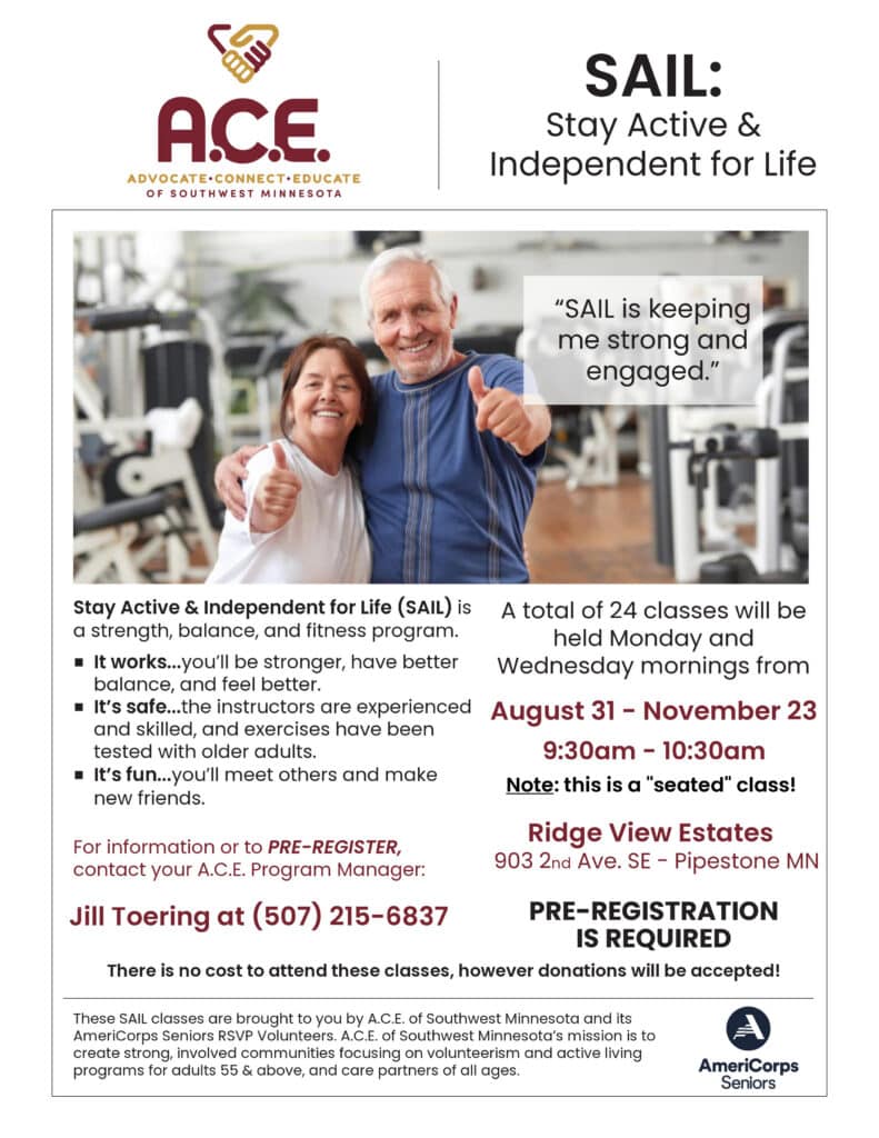 sail ace & rsvp grant ridge view pipestone aug nov2026
