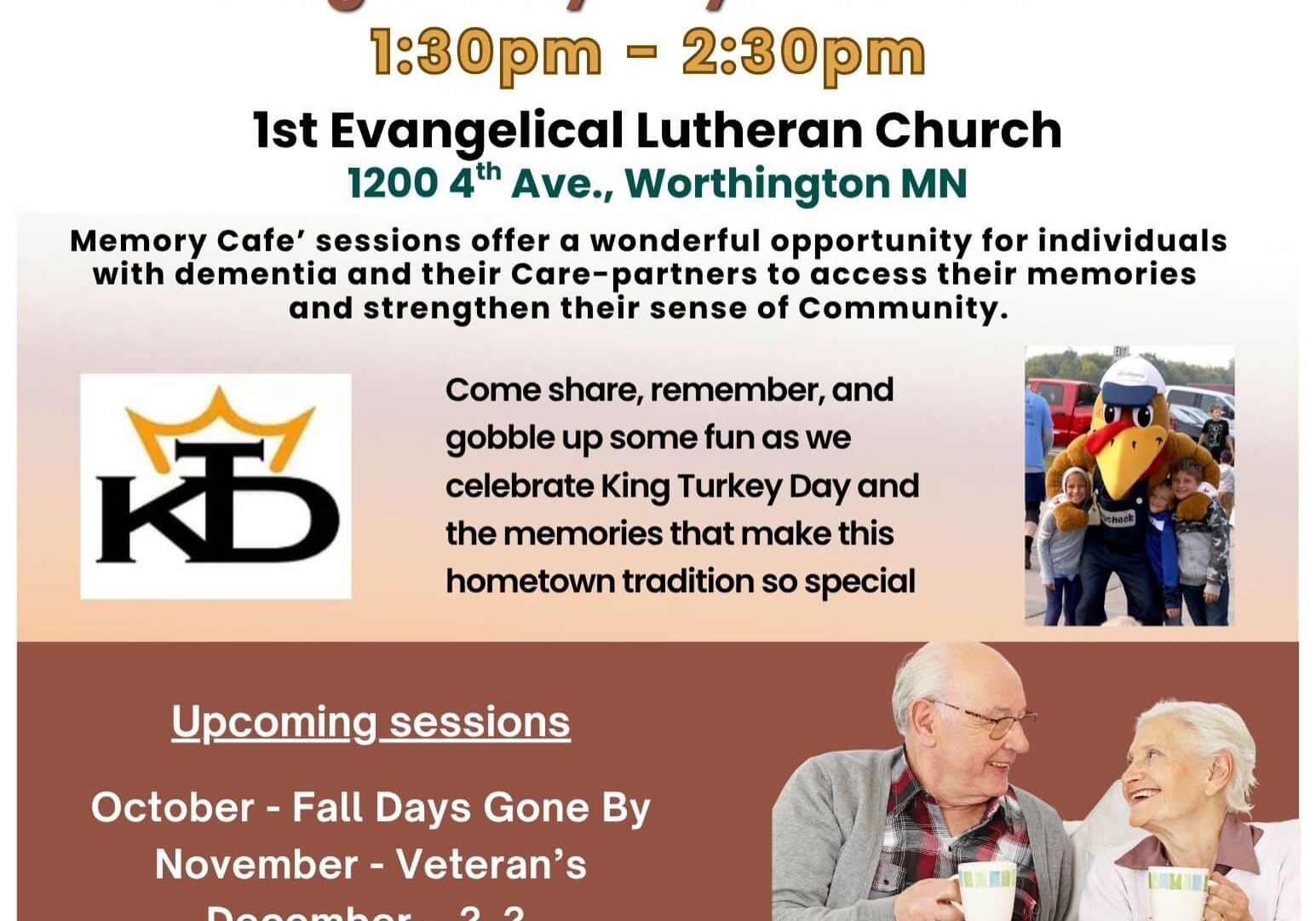 memory cafe flyer september 2026