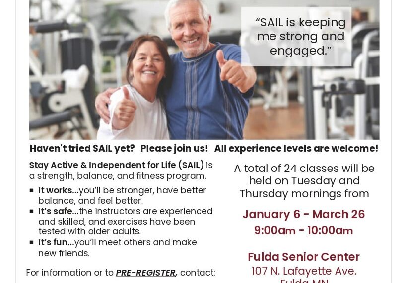 sail class flyer (ebp) fulda senior center jan mar2026