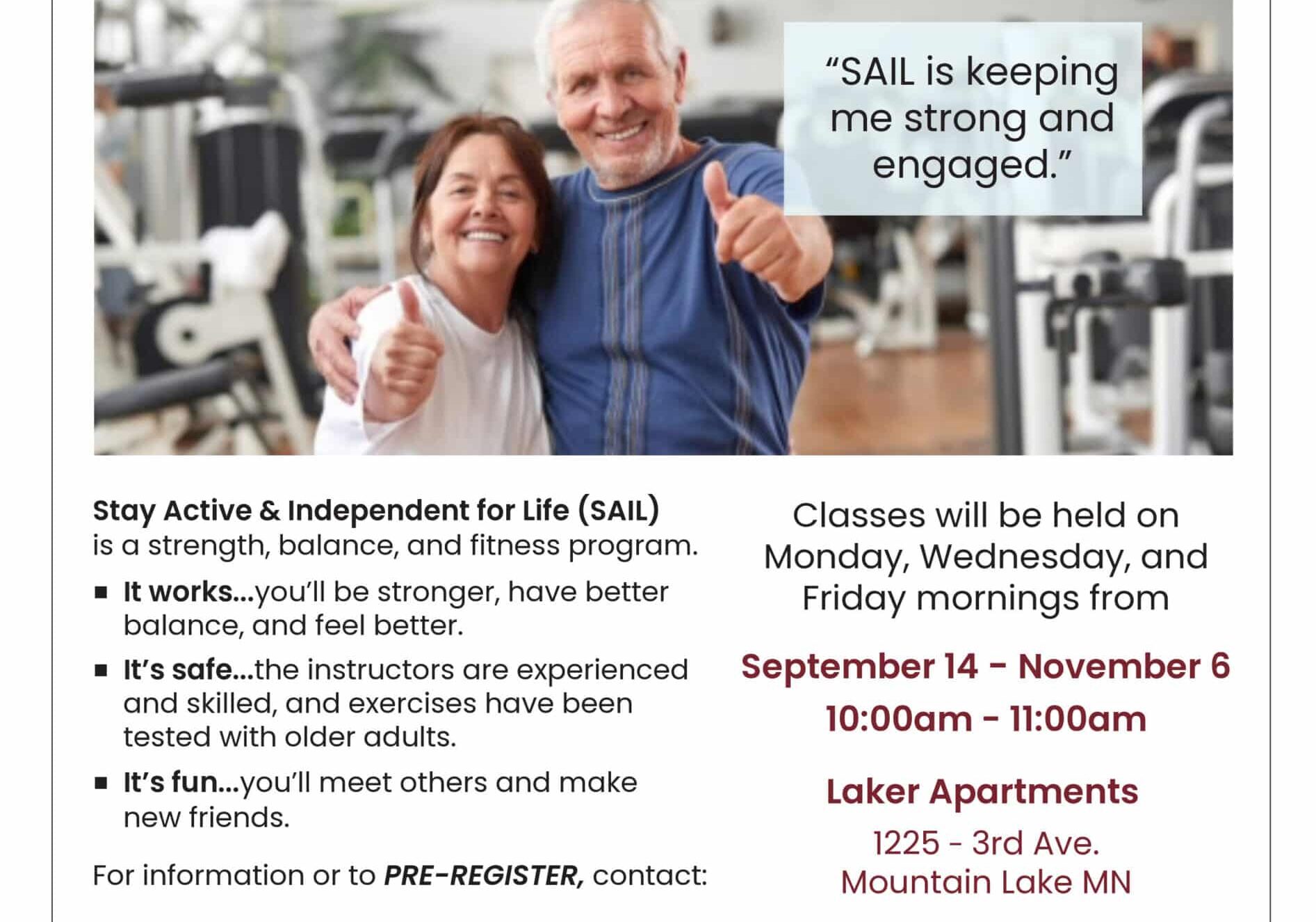 sail class flyer (iii d) laker apts sept14 nov6 2026